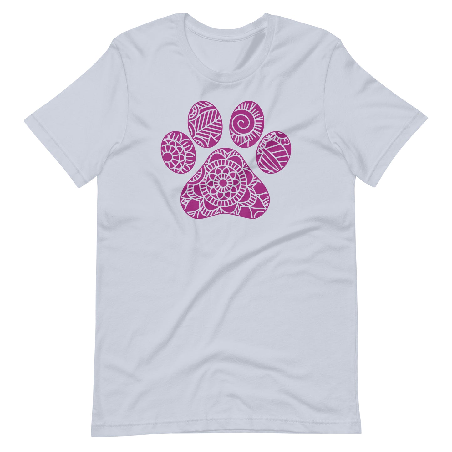 Paw Mandala T-Shirt for Dog Lover