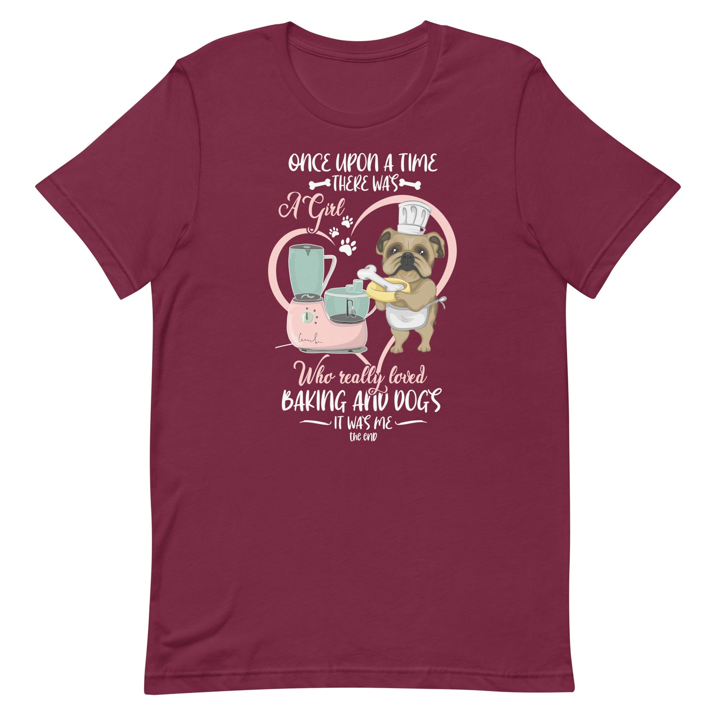 Girl Who Really Loved Baking and Dogs Story T-Shirt