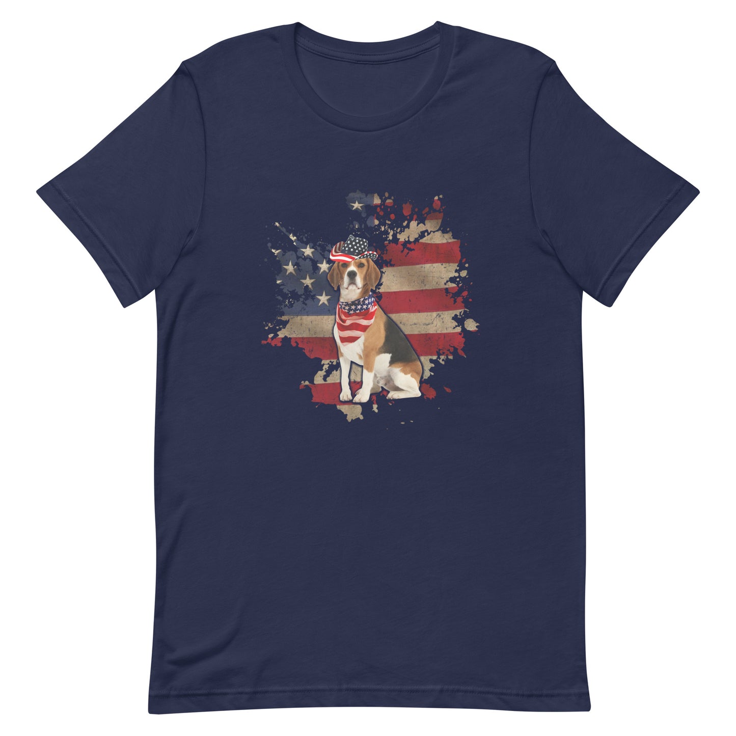 Dog Merica Retro T-Shirt