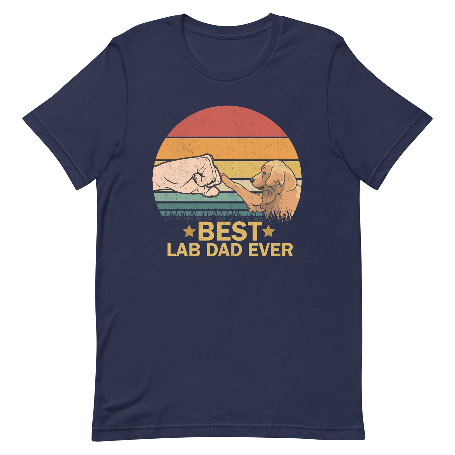 Best Lab Dad Ever Dog Dad T-Shirt