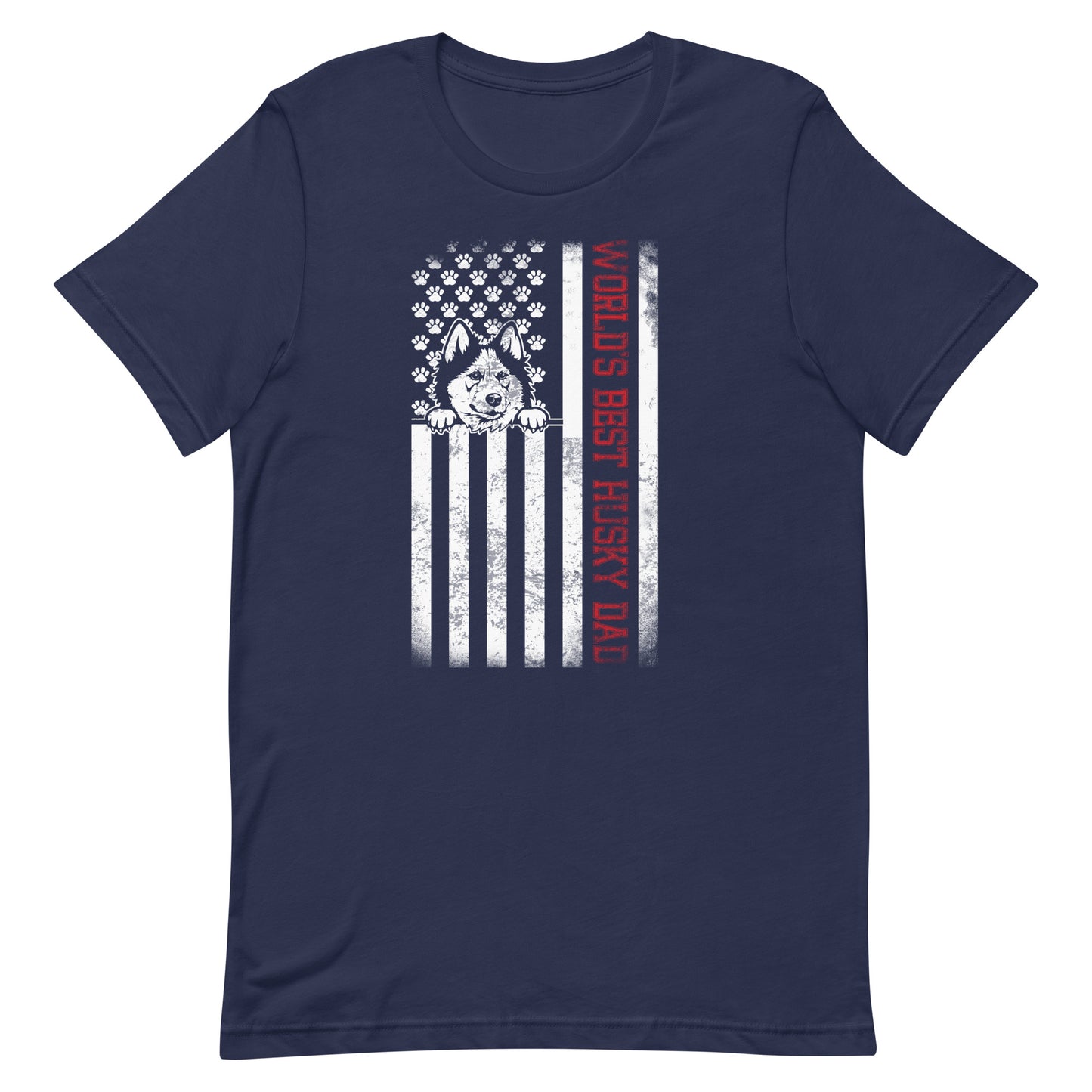World's Best Husky Dog Dad T-Shirt