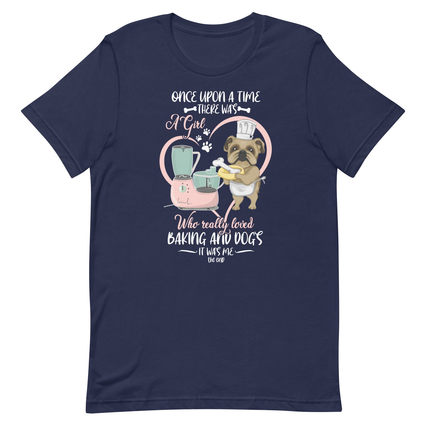 Girl Who Really Loved Baking and Dogs Story T-Shirt