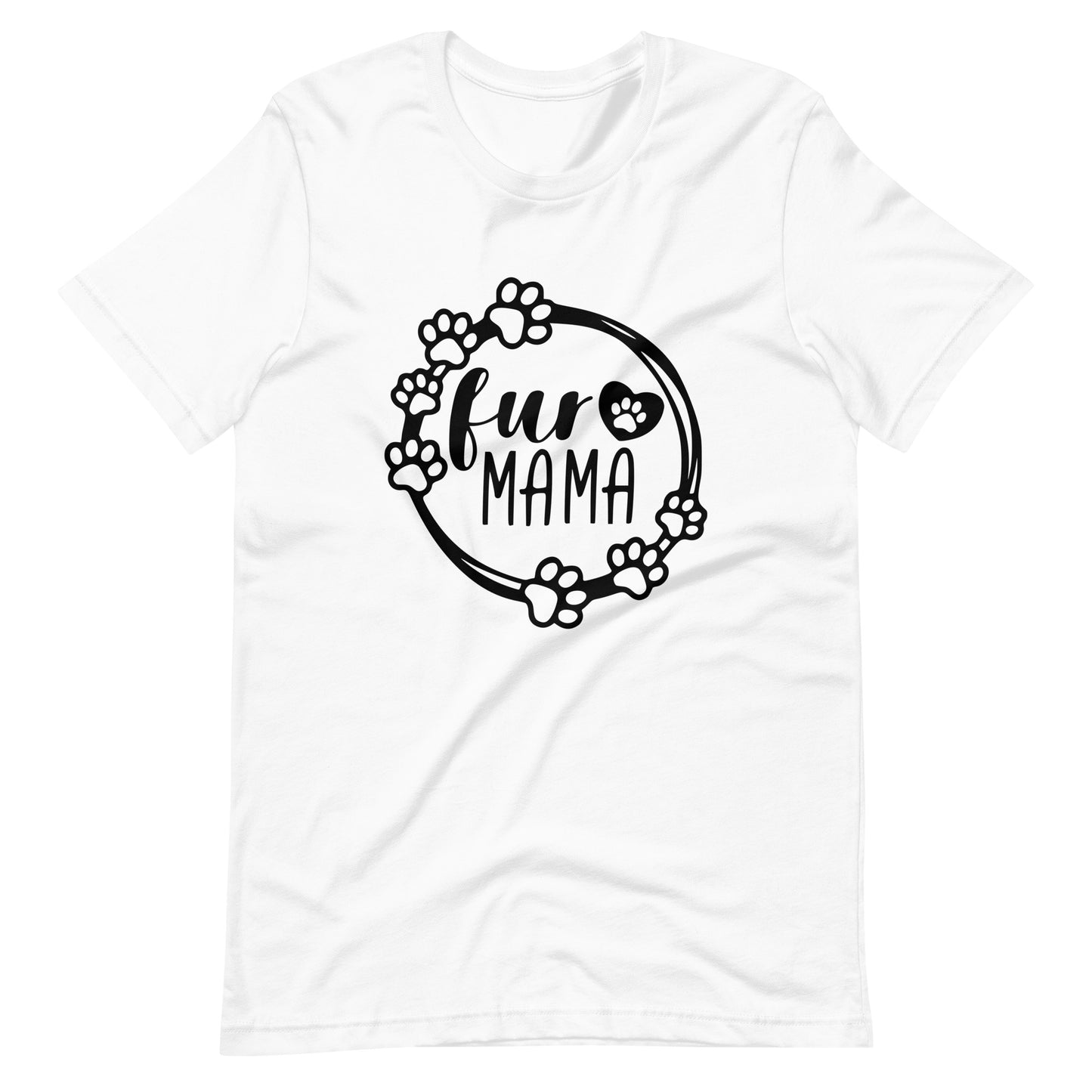 Fur Mama T-Shirt for Dog Mom
