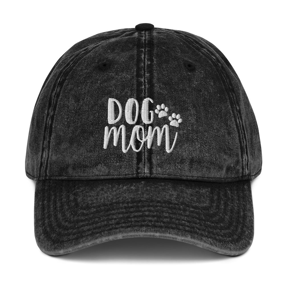 Dog Mom Vintage Baseball Hat