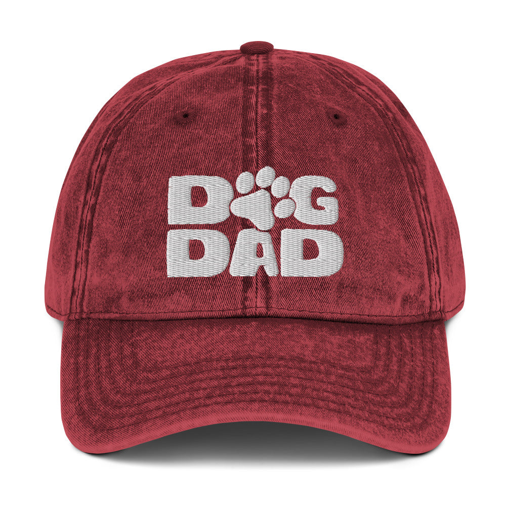 Dog Dad Baseball Vintage Hat