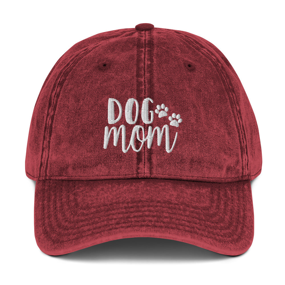 Dog Mom Vintage Baseball Hat