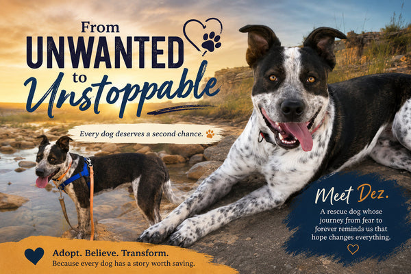 Dez's Rescue Story: From Shelter Dog to Adventure Companion