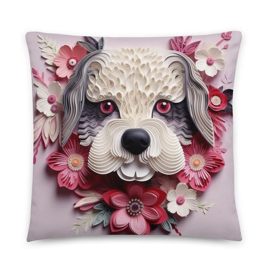 Yorkie Dog Lovers Basic Throw Pillow