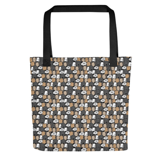 Cute Dog Faces - Dog Mom Tote bag