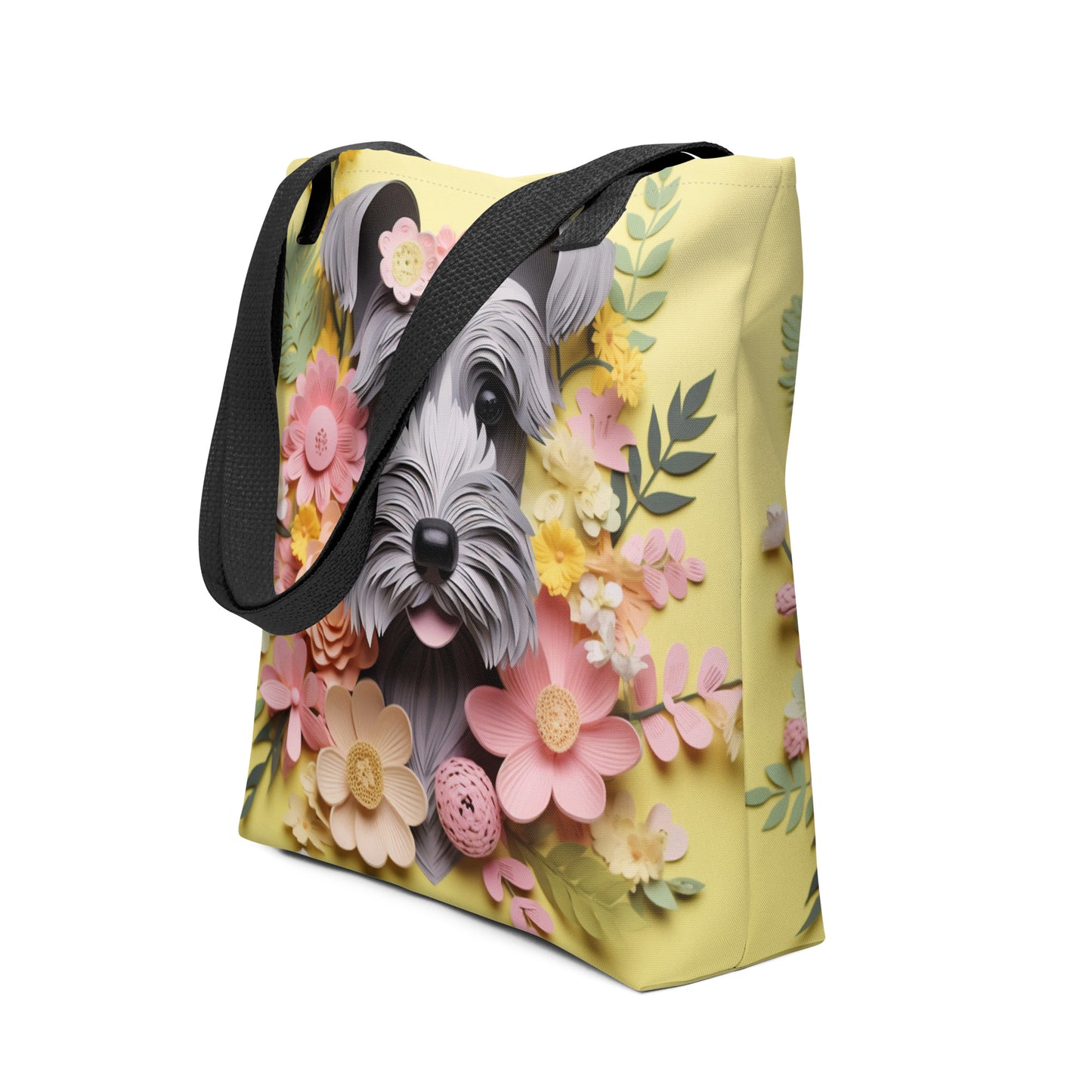 Irish Terrier Dog Floral Tote bag for Dog Mom