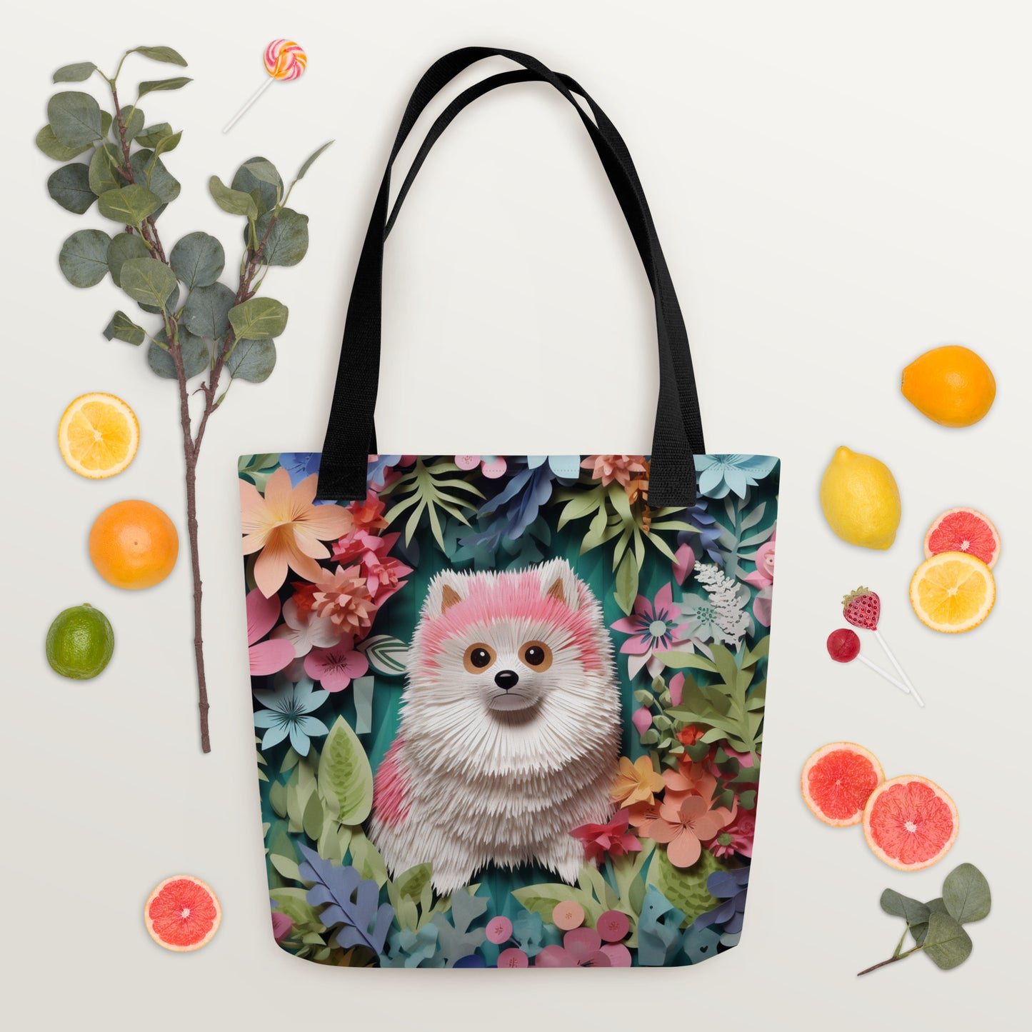 Pomranian Tote bag for Dog Mom