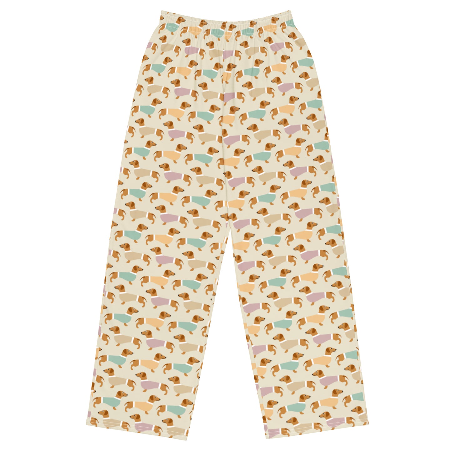 Dachshund Dog Lovers Super Soft Wide-leg Pajama/Sweats Bottoms