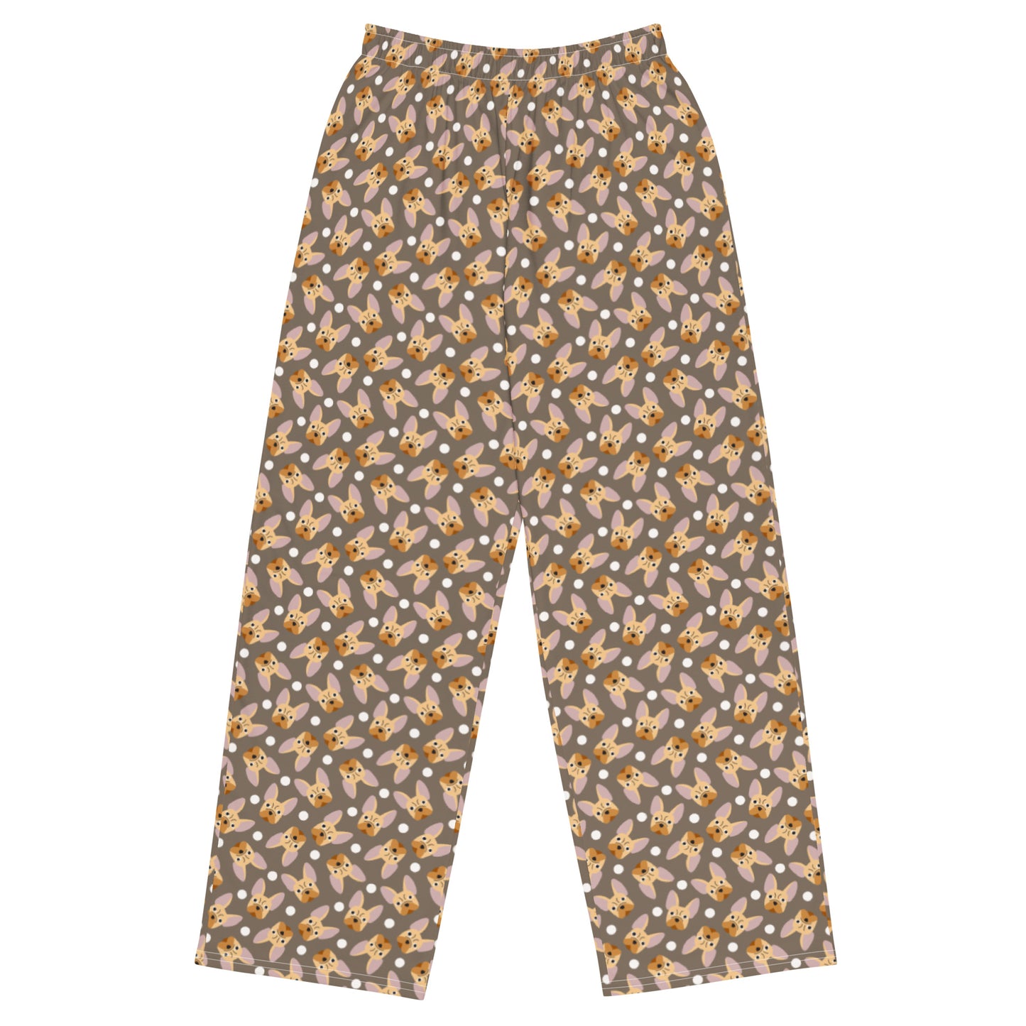 French Bulldog Lovers Super Soft Wide-leg Pajama/Sweats Bottoms
