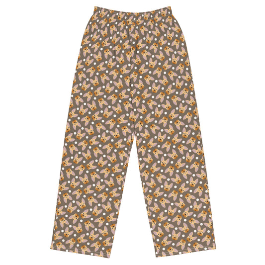 French Bulldog Lovers Super Soft Wide-leg Pajama/Sweats Bottoms