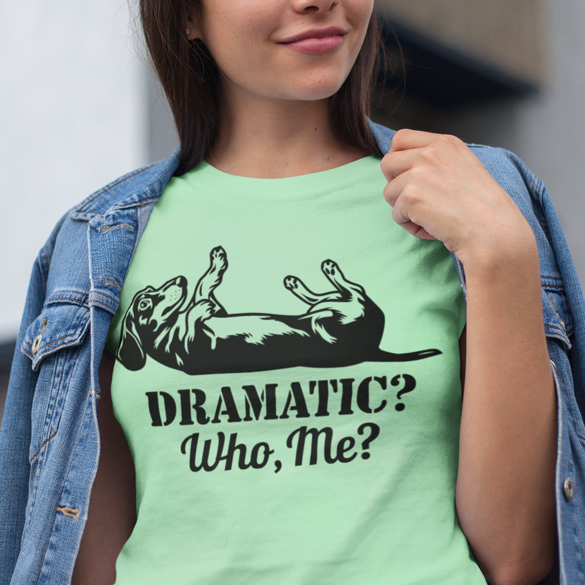 Dramatic? Who, Me? Dachshund T-Shirt
