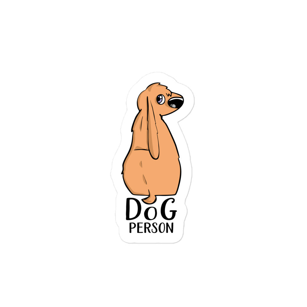 Dog Person Bubble-free stickers