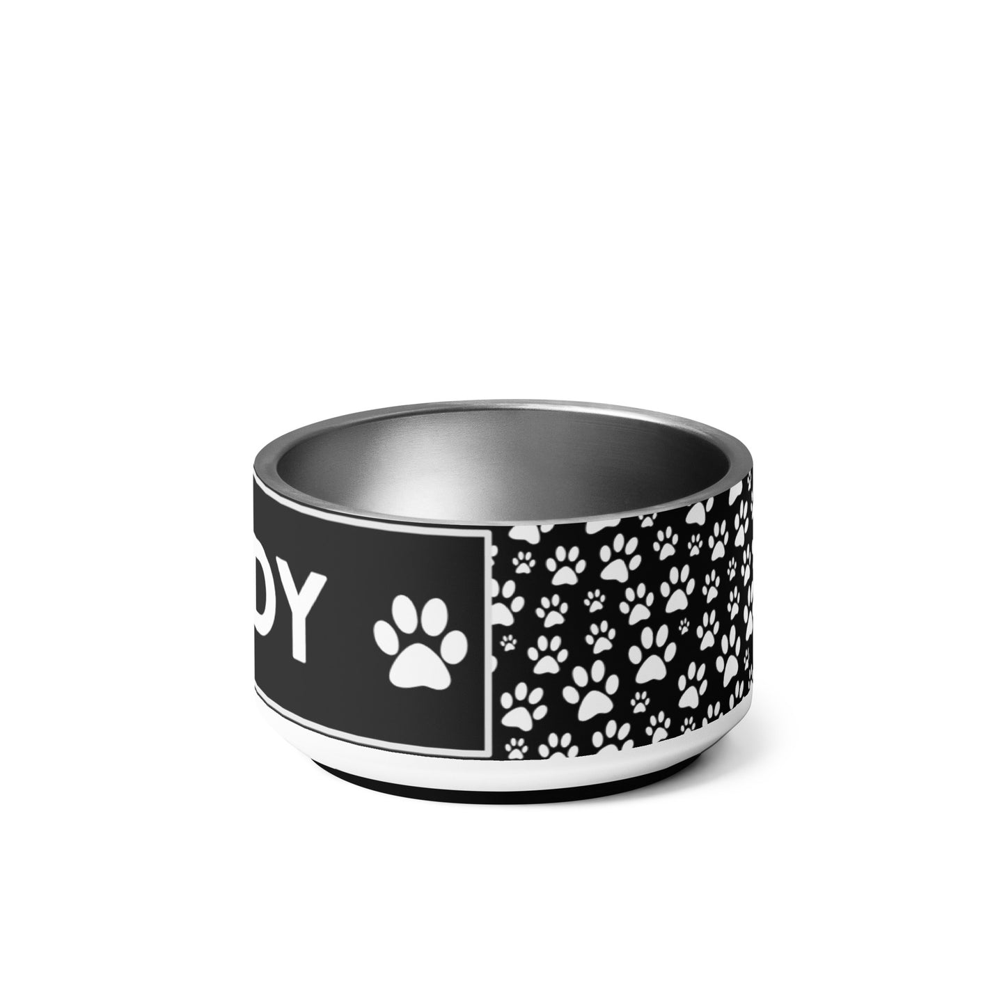 Teddy Pet Name Stainless Steel Non Slip 18 oz or 32 oz Dog Bowl