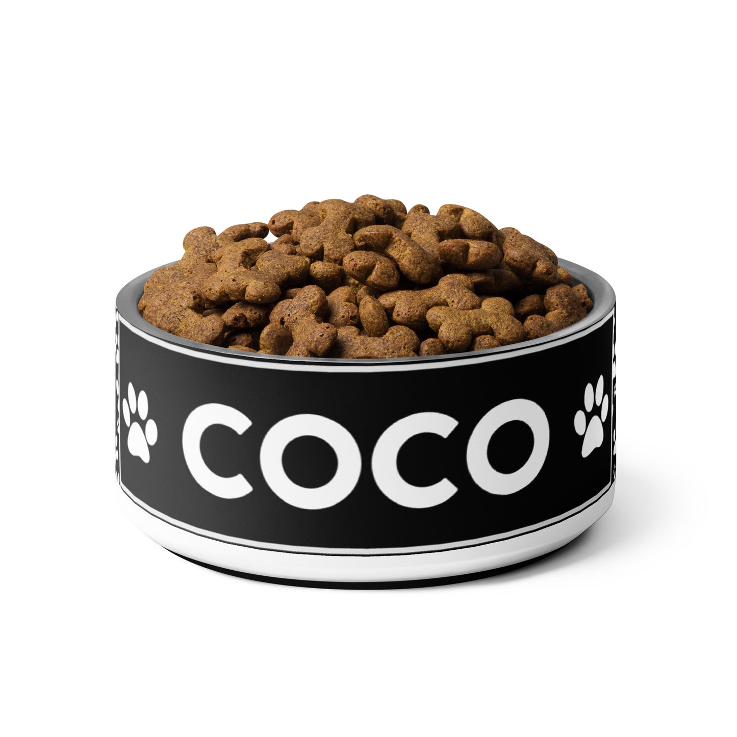 Coco Name Stainless Steel Non Slip 18 oz or 32 oz Dog Bowl