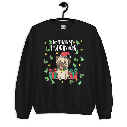 Merry Pugmas Christmas Ugly Sweatshirt