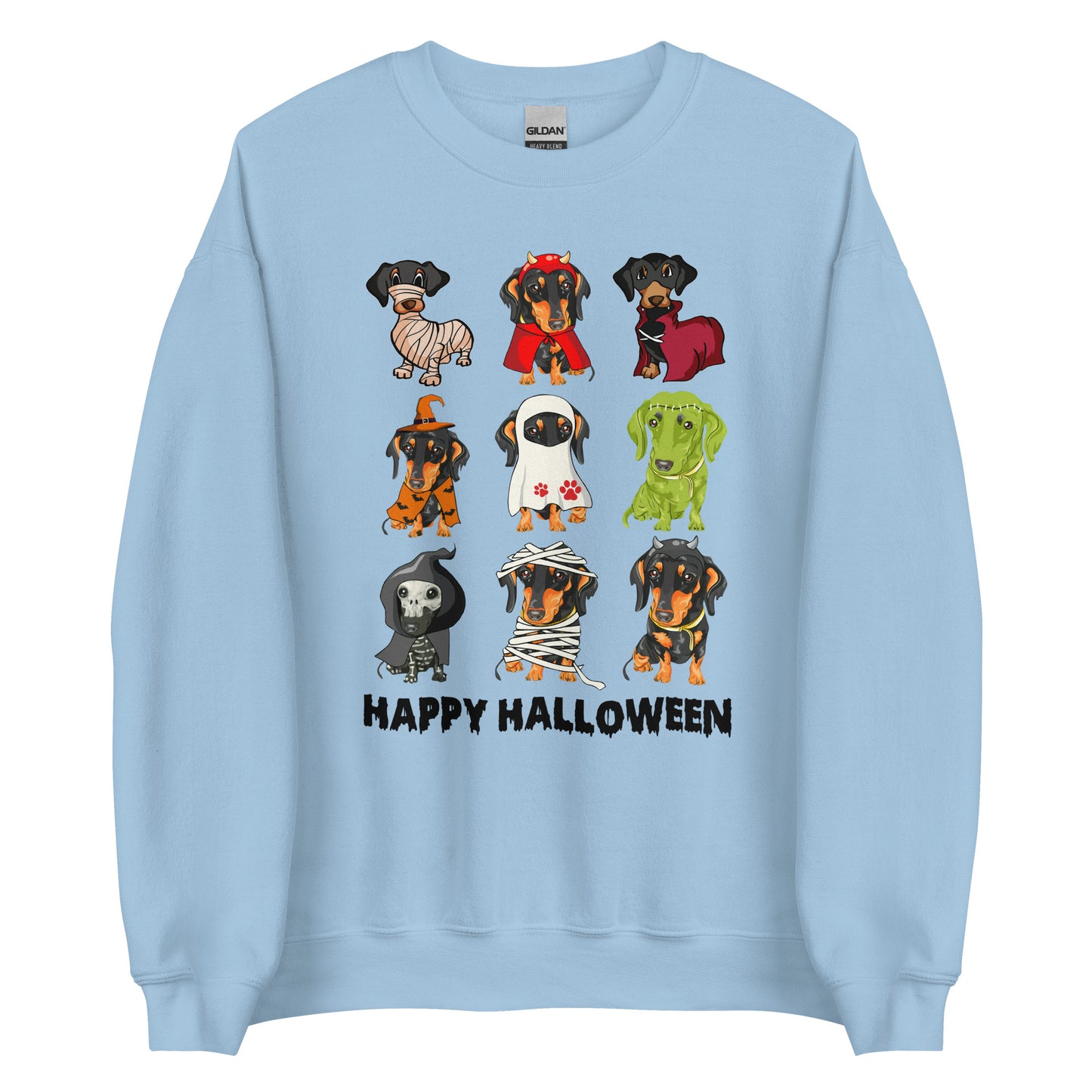 Happy Halloween Dachshund Lovers Unisex Sweatshirt