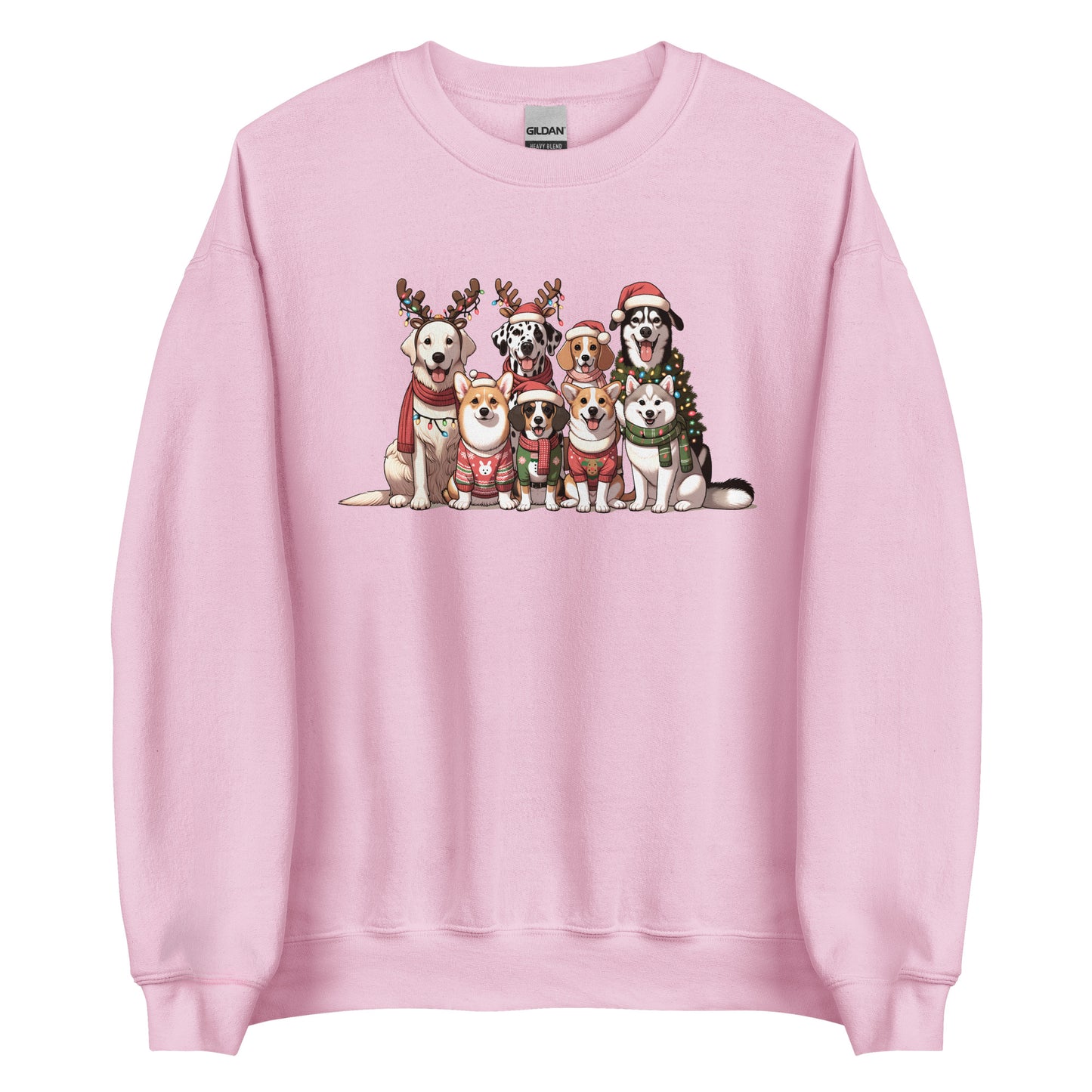 Christmas Dogs in Sweaters Ugly Sweatshirt