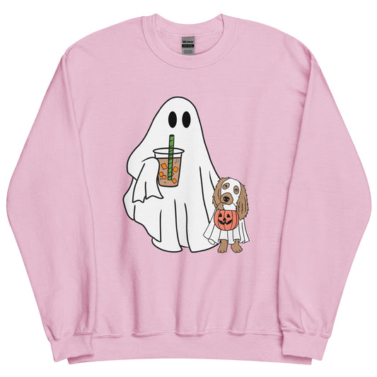 Halloween Trick or Treat Dog Lovers Unisex Sweatshirt