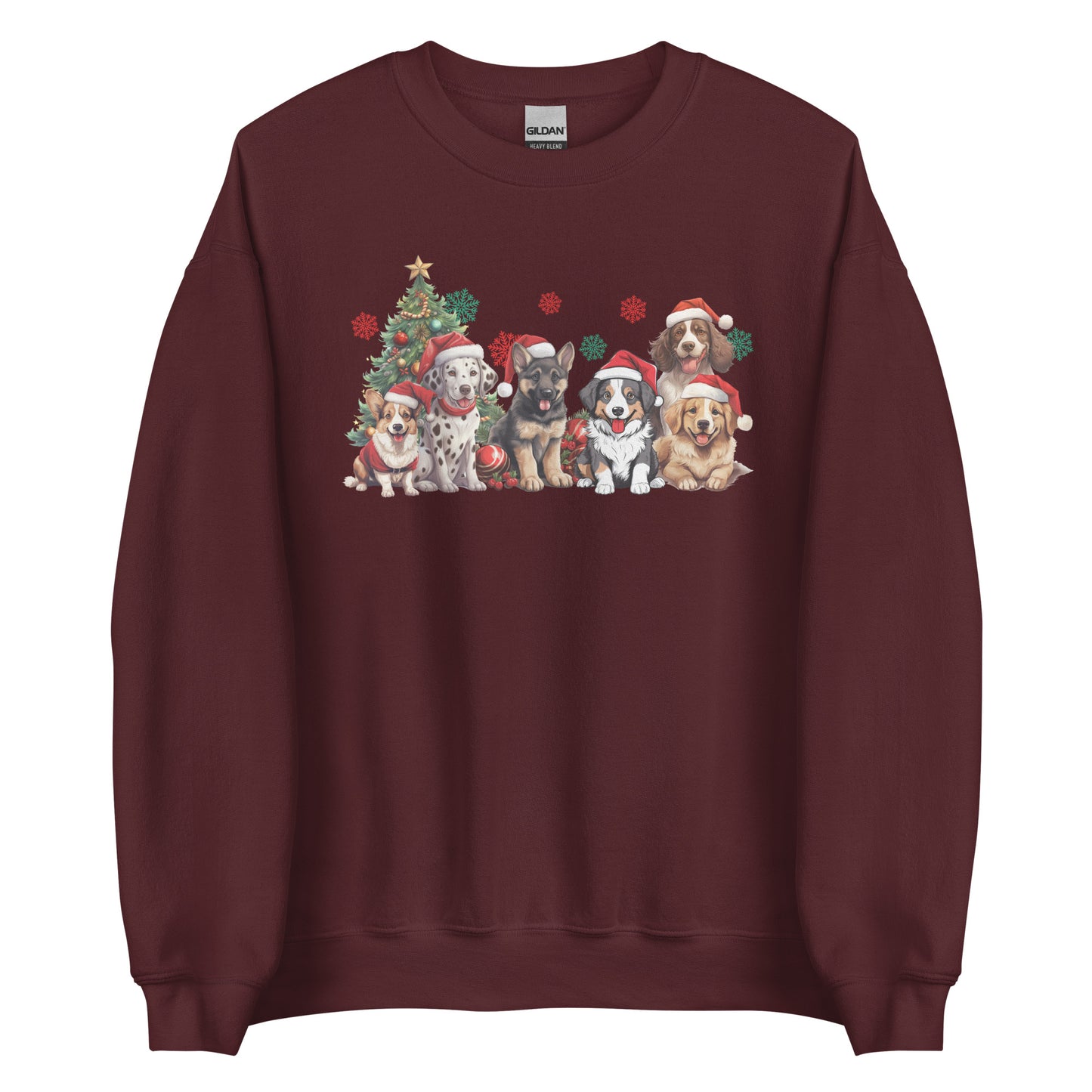 Christmas Puppies Ugly Christmas Sweatshirt