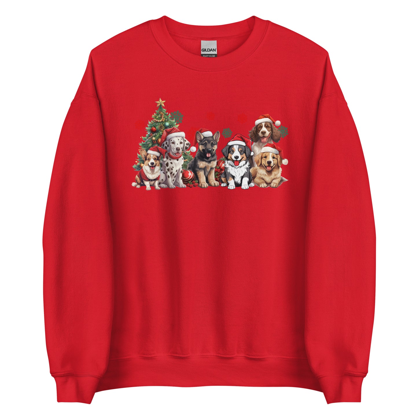 Christmas Puppies Ugly Christmas Sweatshirt