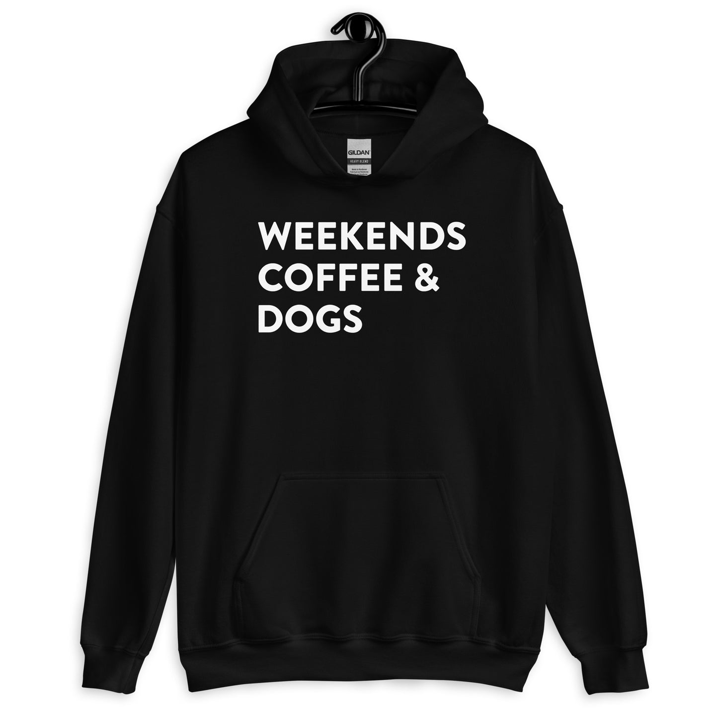 Weekends Coffee & Dogs Unisex Hoodie