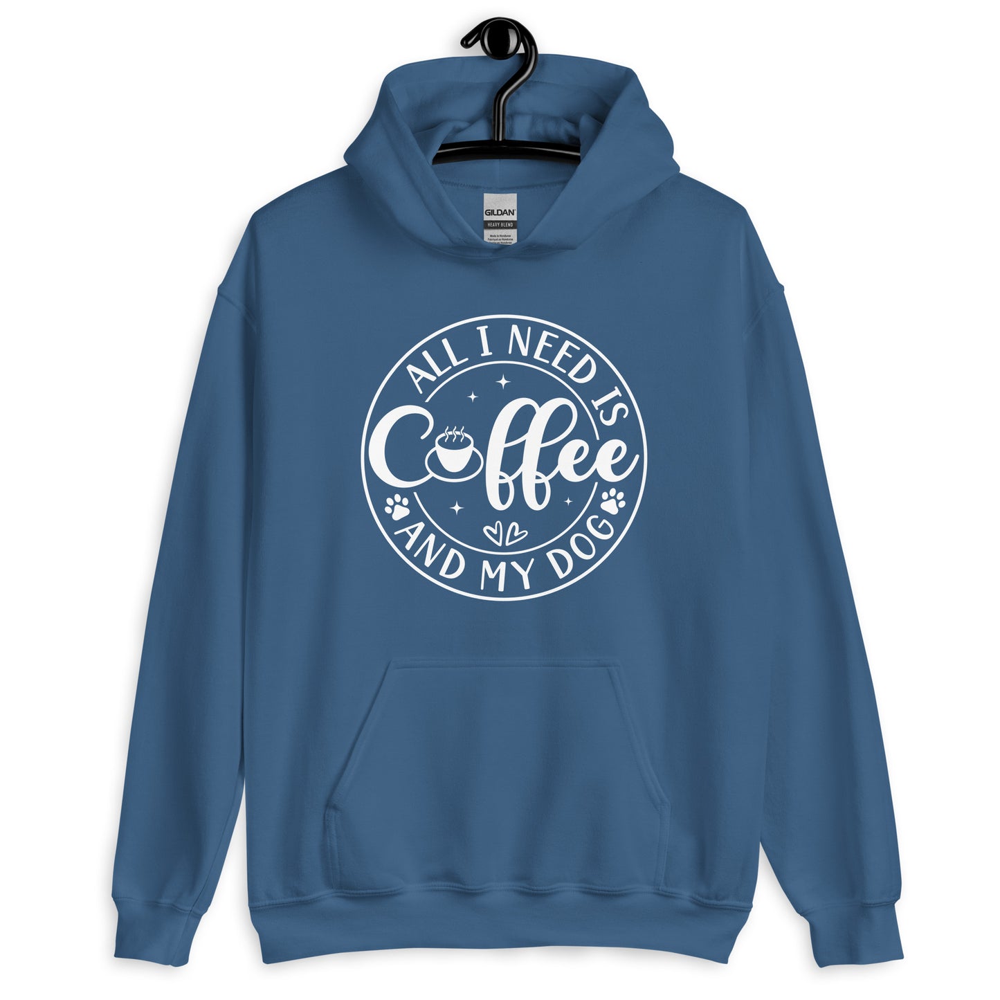 All I Need is Coffee & My Dog Hoodie for Dog Lovers