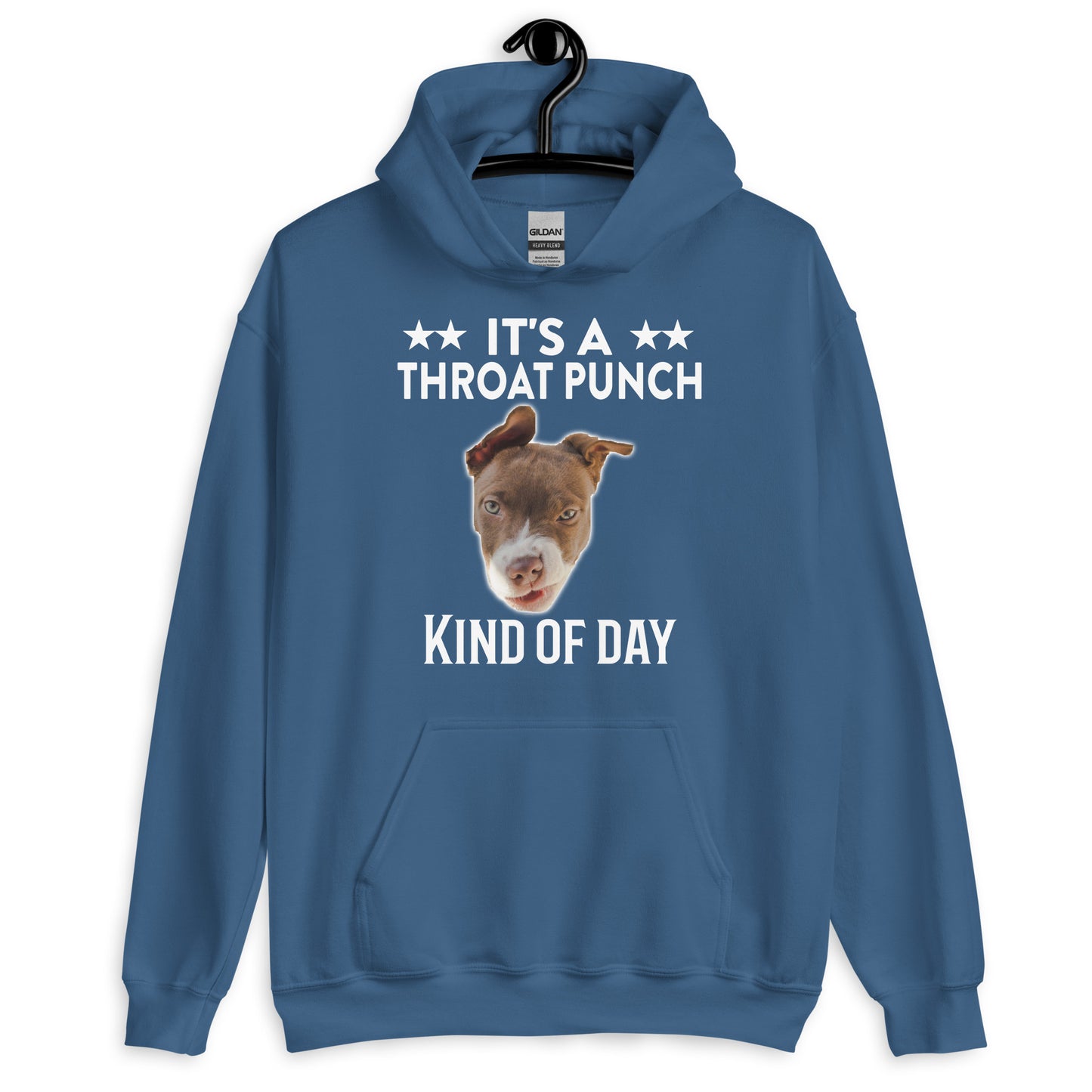 It's A Throat Punch Kind Of Day Hoodie for Dog Lovers