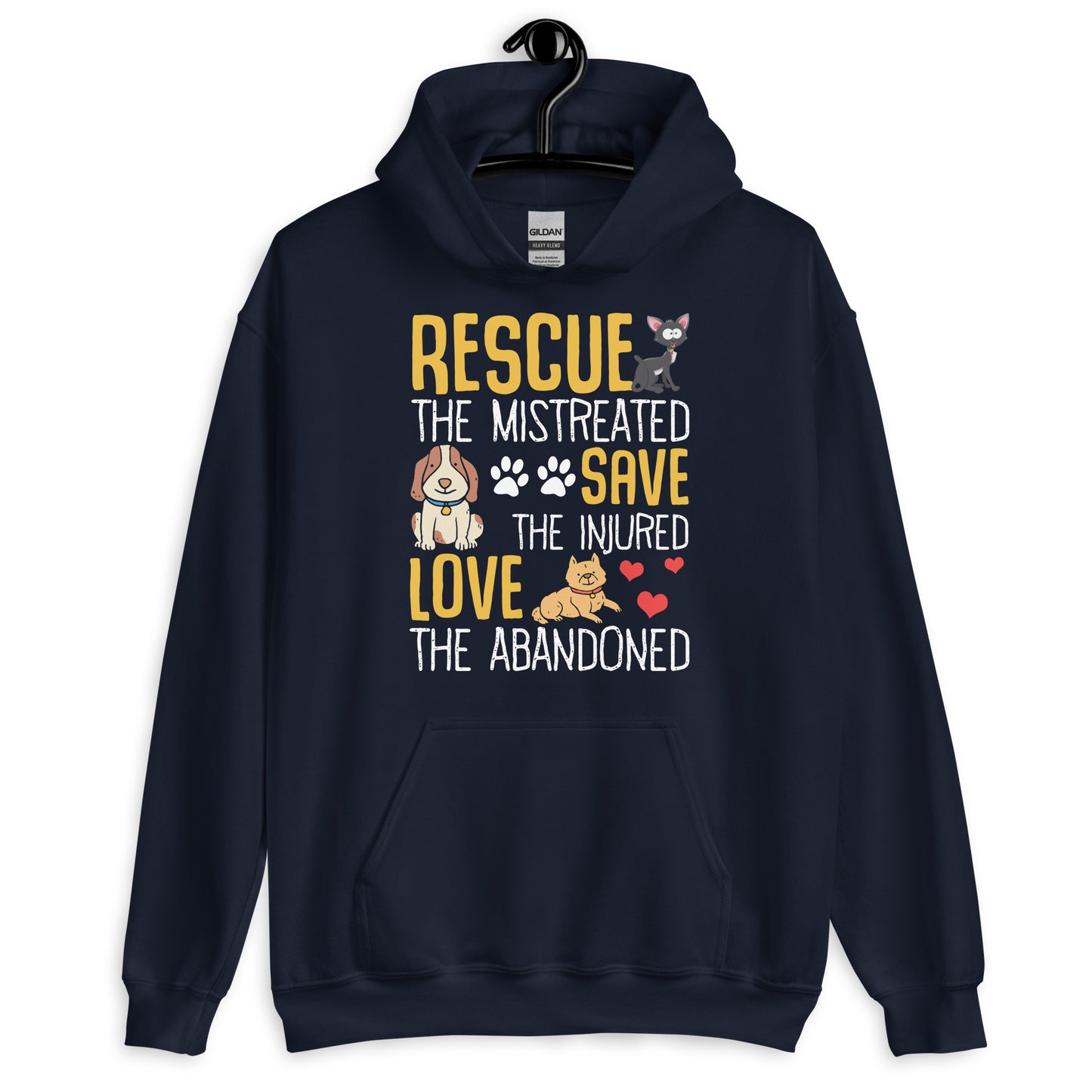 Rescue Save Love Hoodie