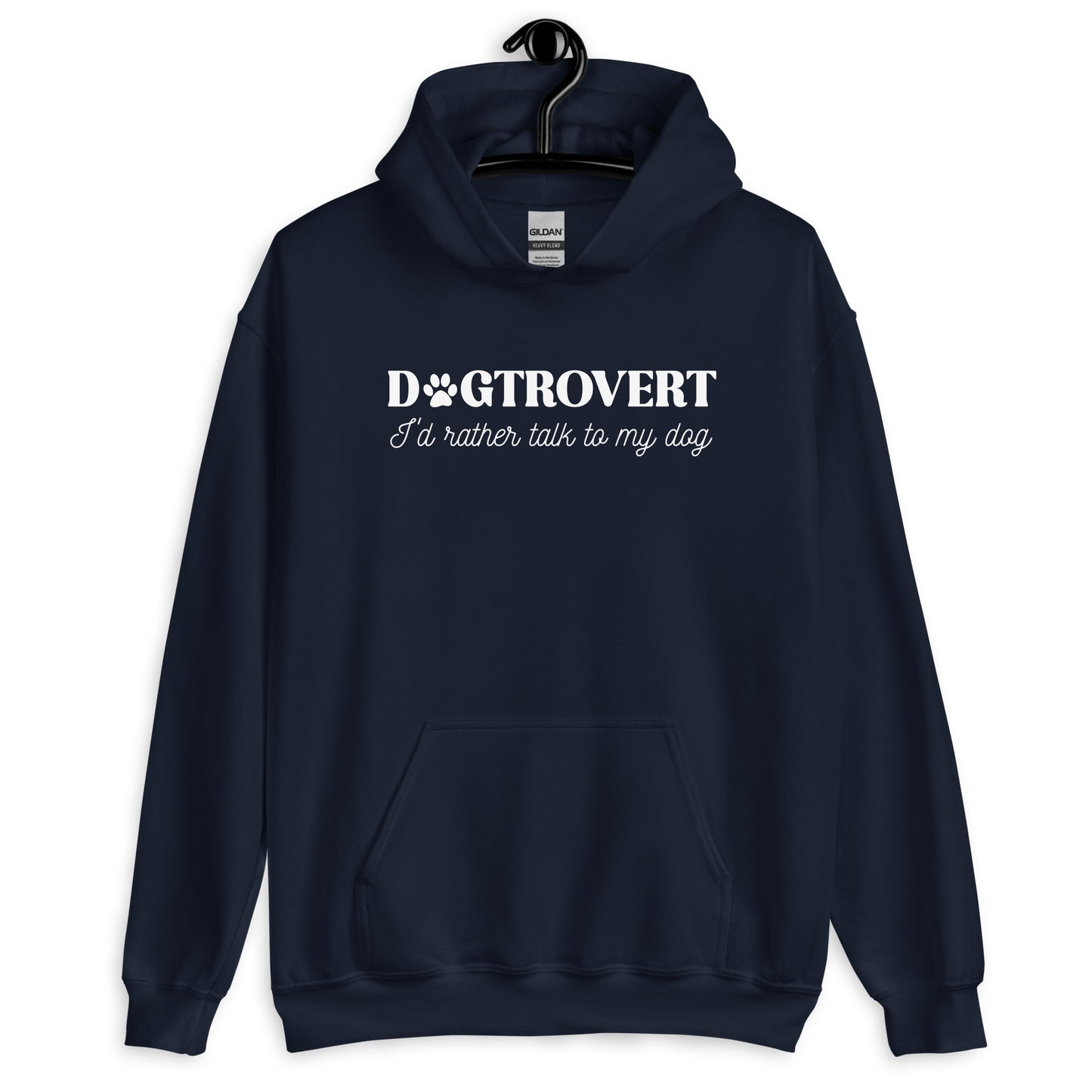 Dogtrovert I'd Rather Talk to My Dog Unisex Hoodie