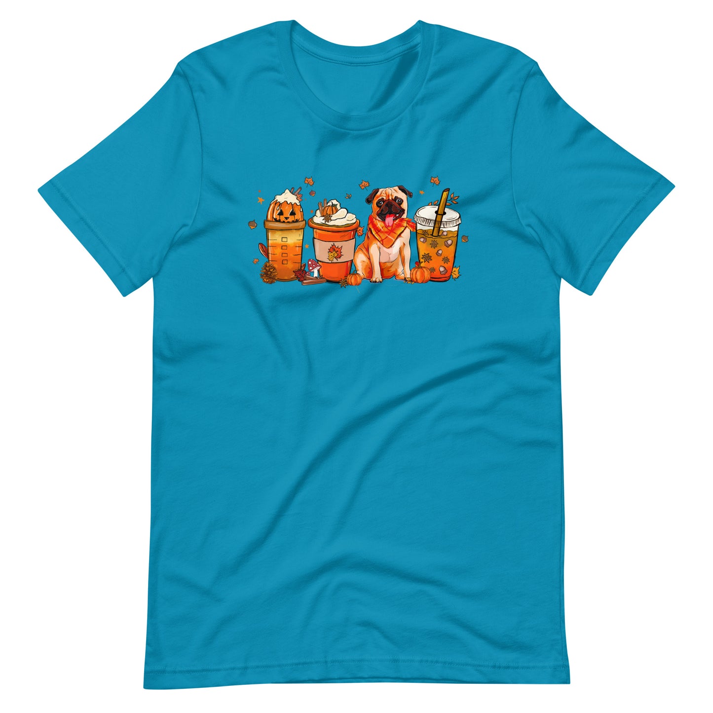 Pug Fall Pumpkin Spice Vibes T-Shirt