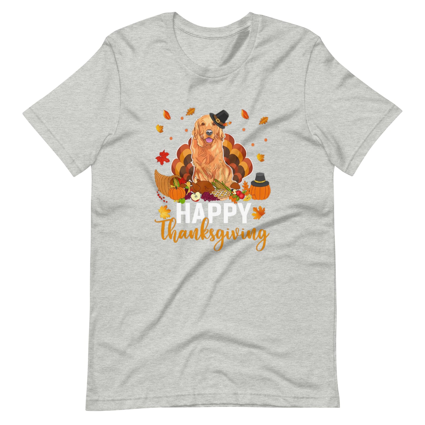 Golden Retriever Happy Thanksgiving T-Shirt