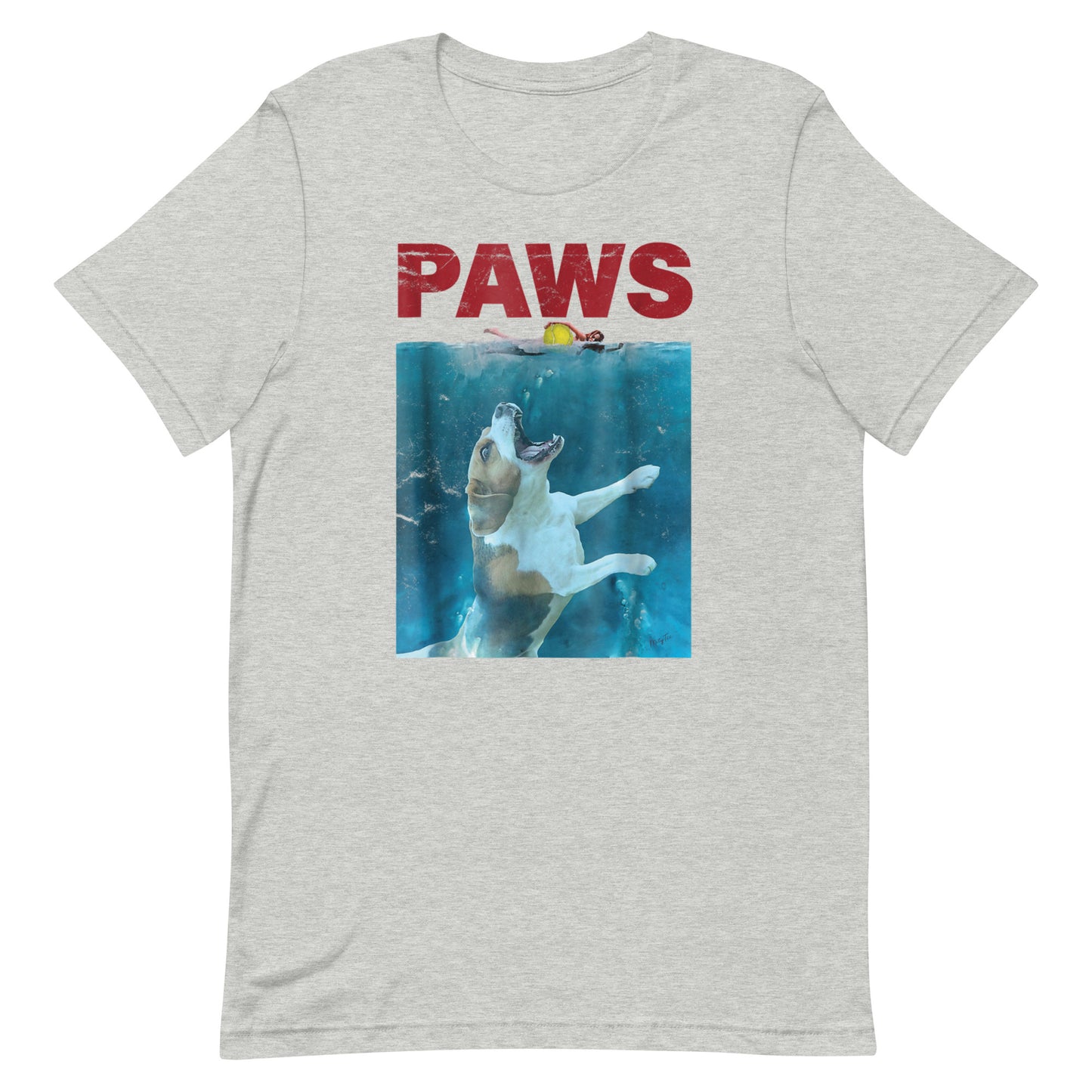 Paws Jaws Chaos for Throw Ball Funny T-Shirt