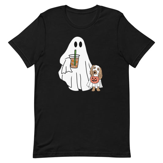 Halloween Trick or Treat Dog Lovers Unisex T-Shirt