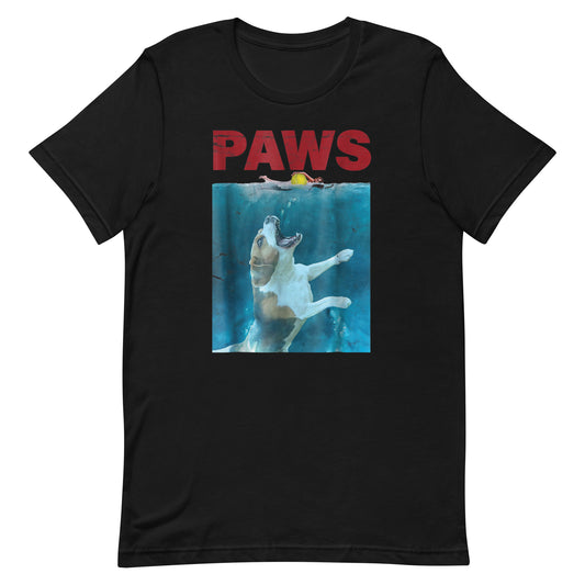 Paws Jaws Chaos for Throw Ball Funny T-Shirt