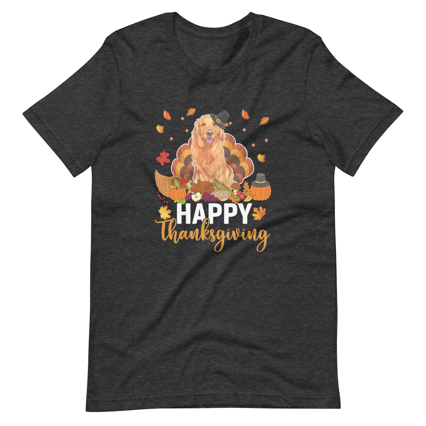 Golden Retriever Happy Thanksgiving T-Shirt