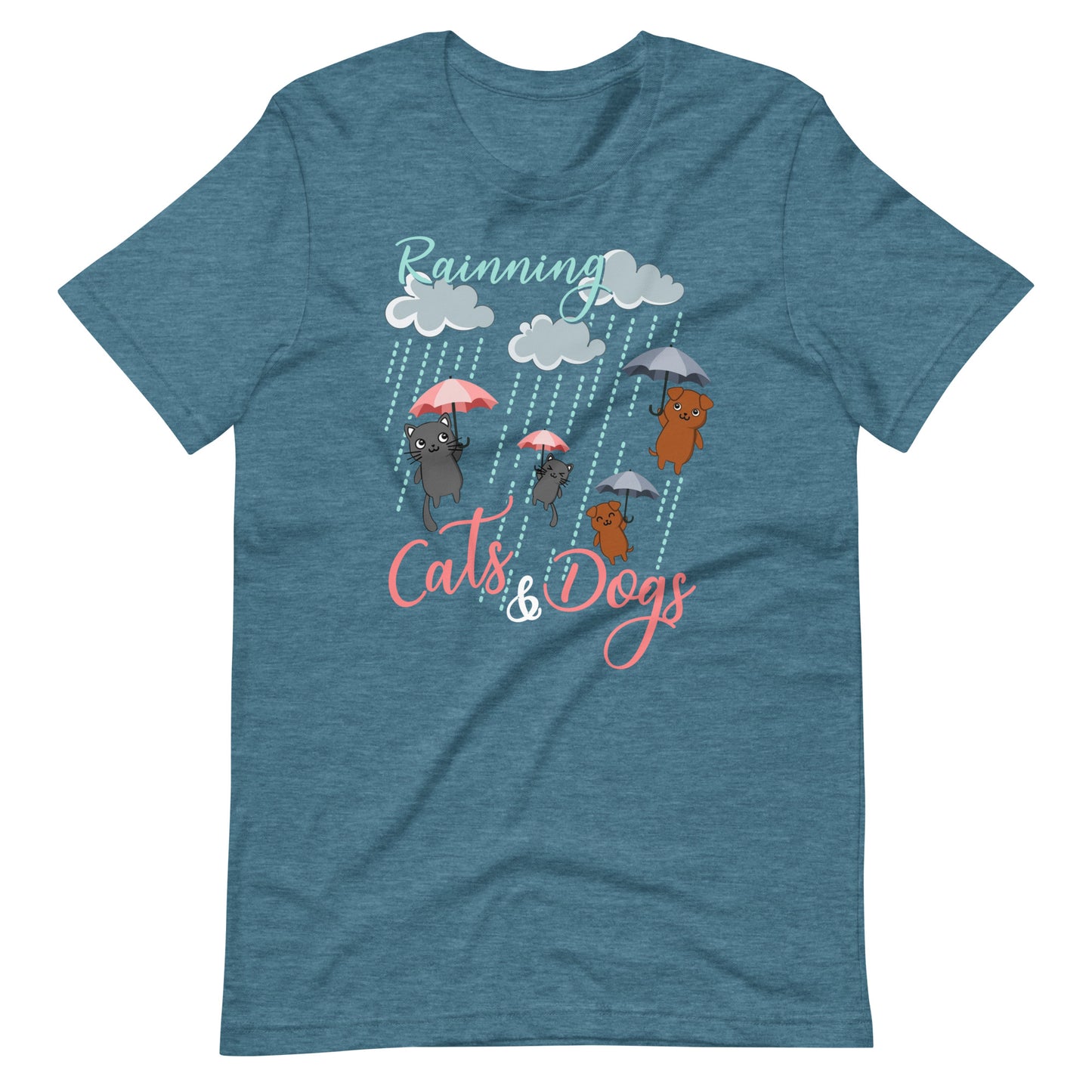 Raining Cats & Dogs T-Shirt for Paws Lovers
