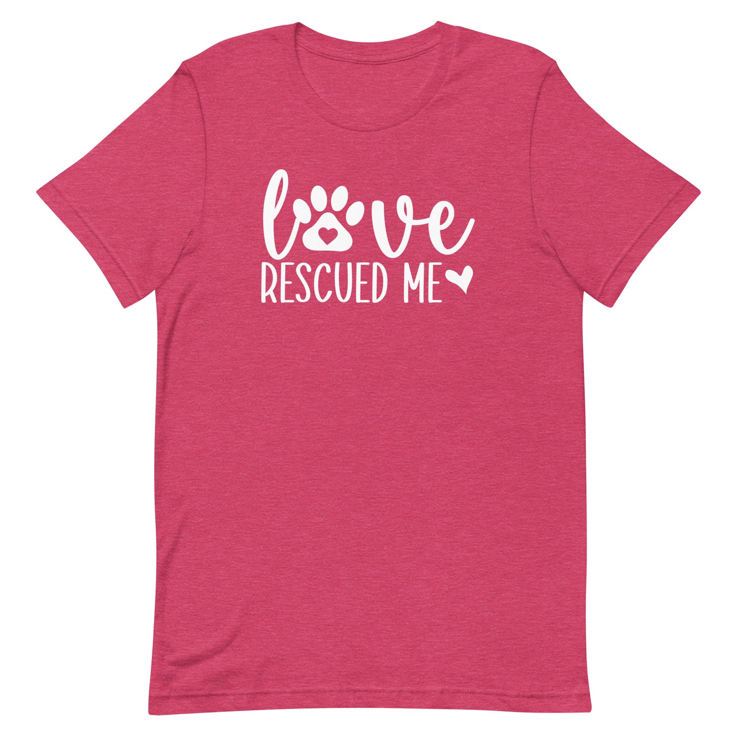 Love Rescued Me Unisex t-shirt