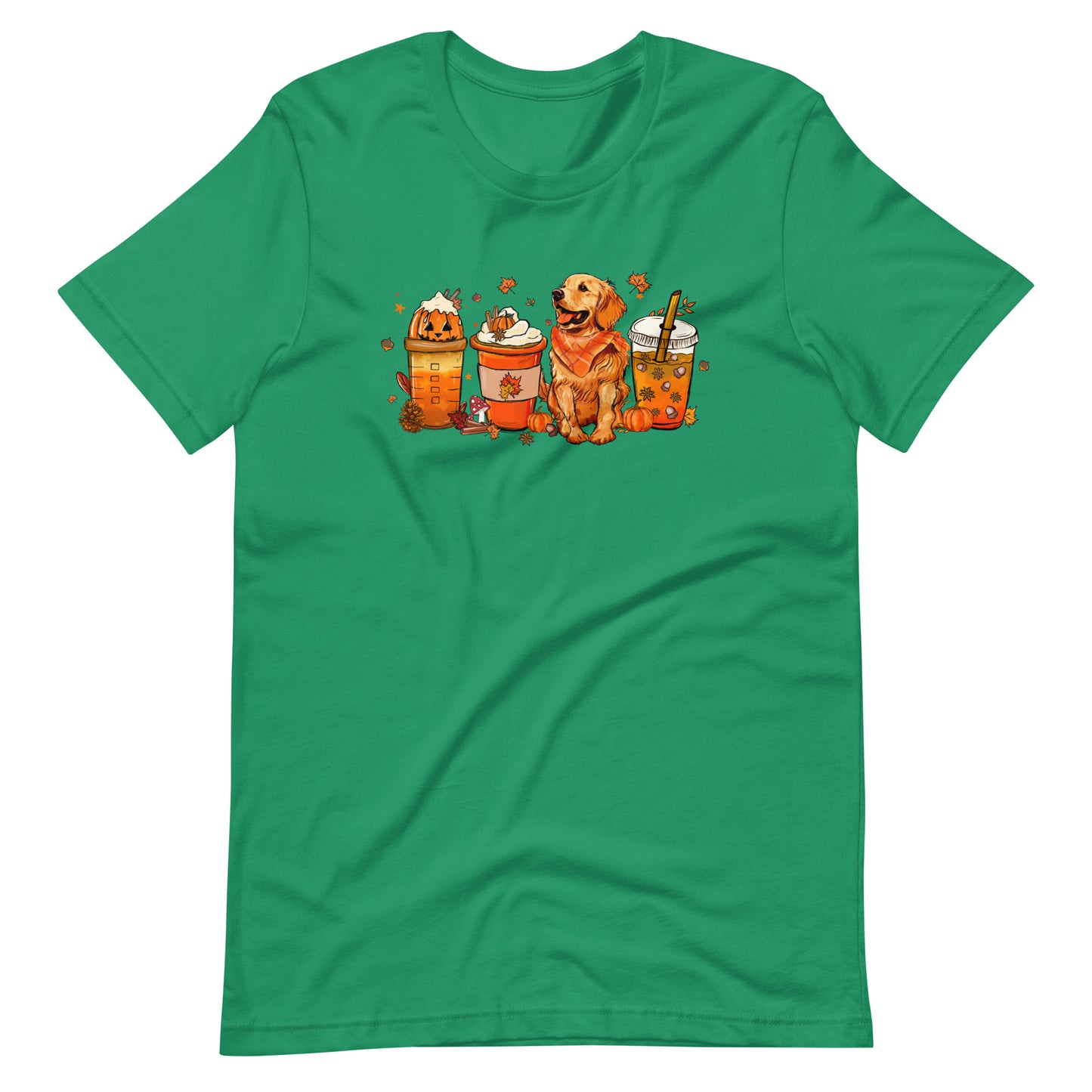 Golden Retriever Fall Pumpkin Spice Vibes T-Shirt