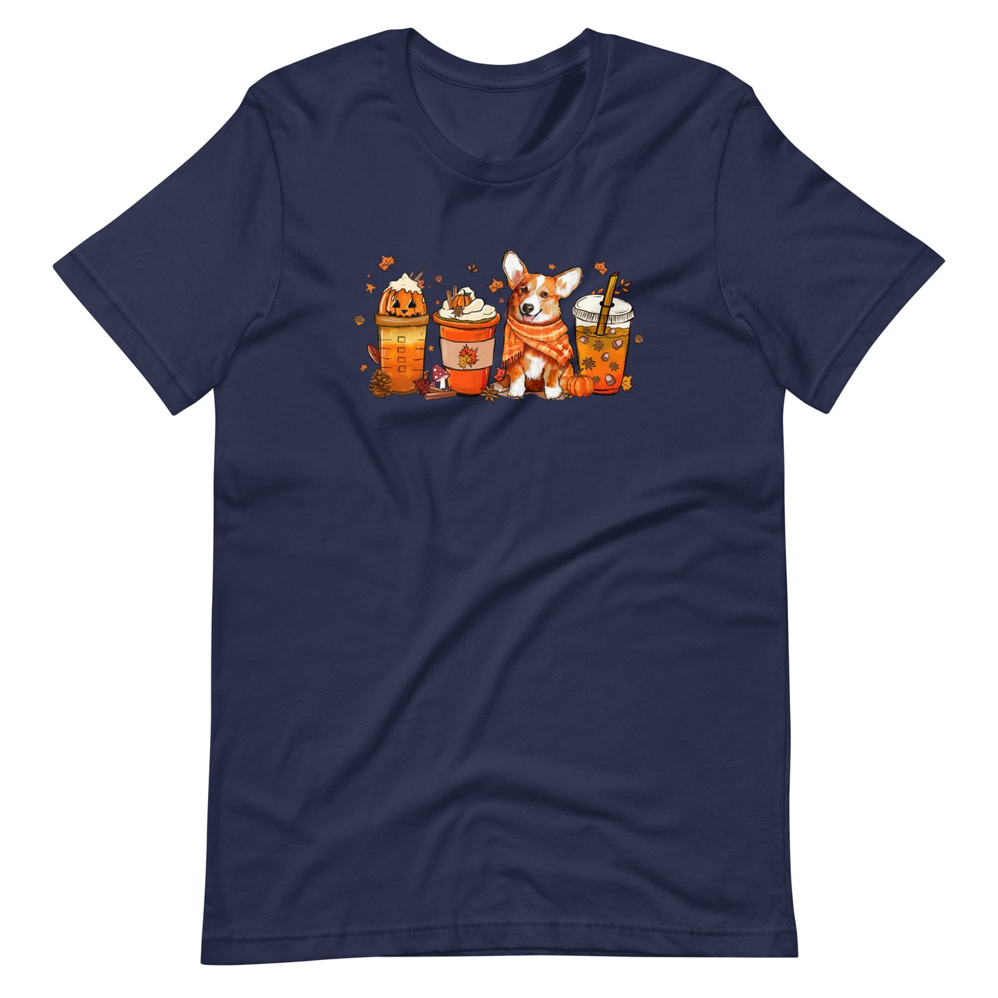 Corgi Fall Pumpkin Spice Vibes T-Shirt