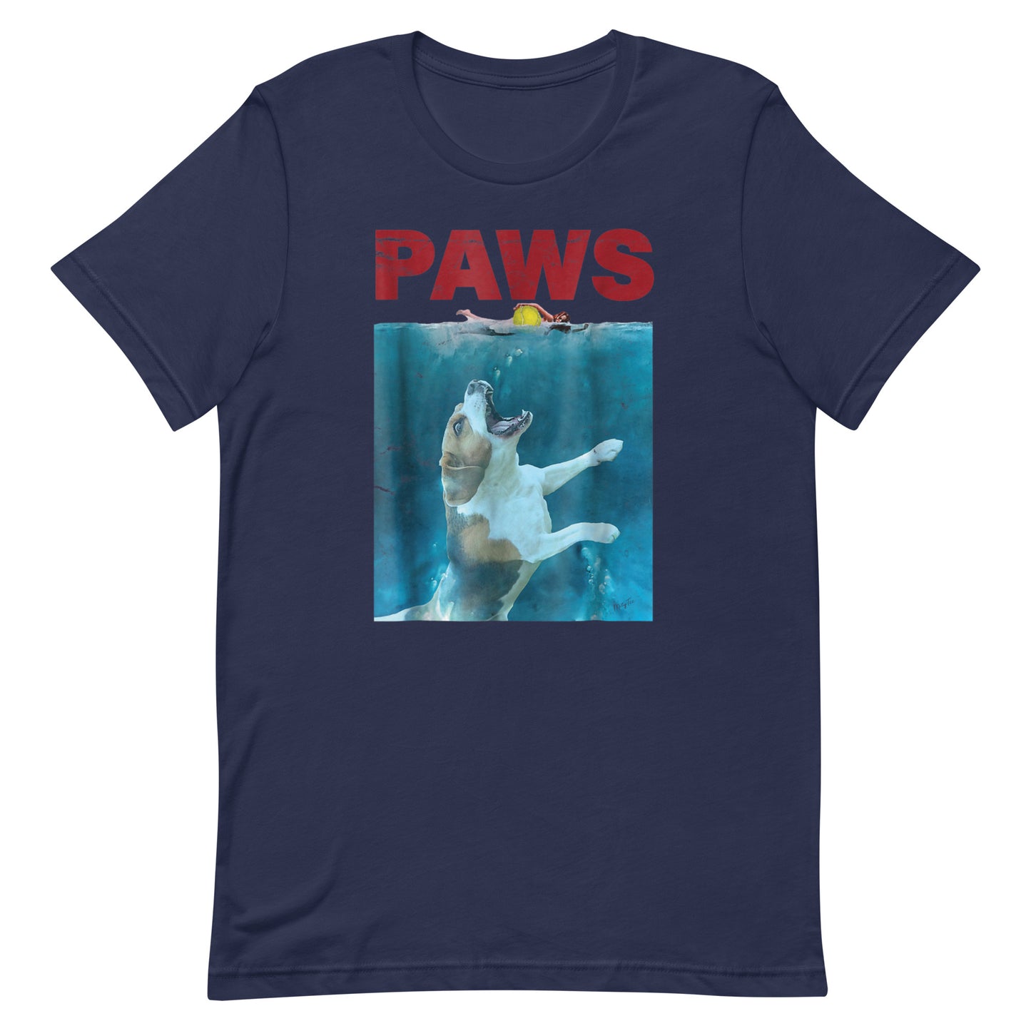 Paws Jaws Chaos for Throw Ball Funny T-Shirt