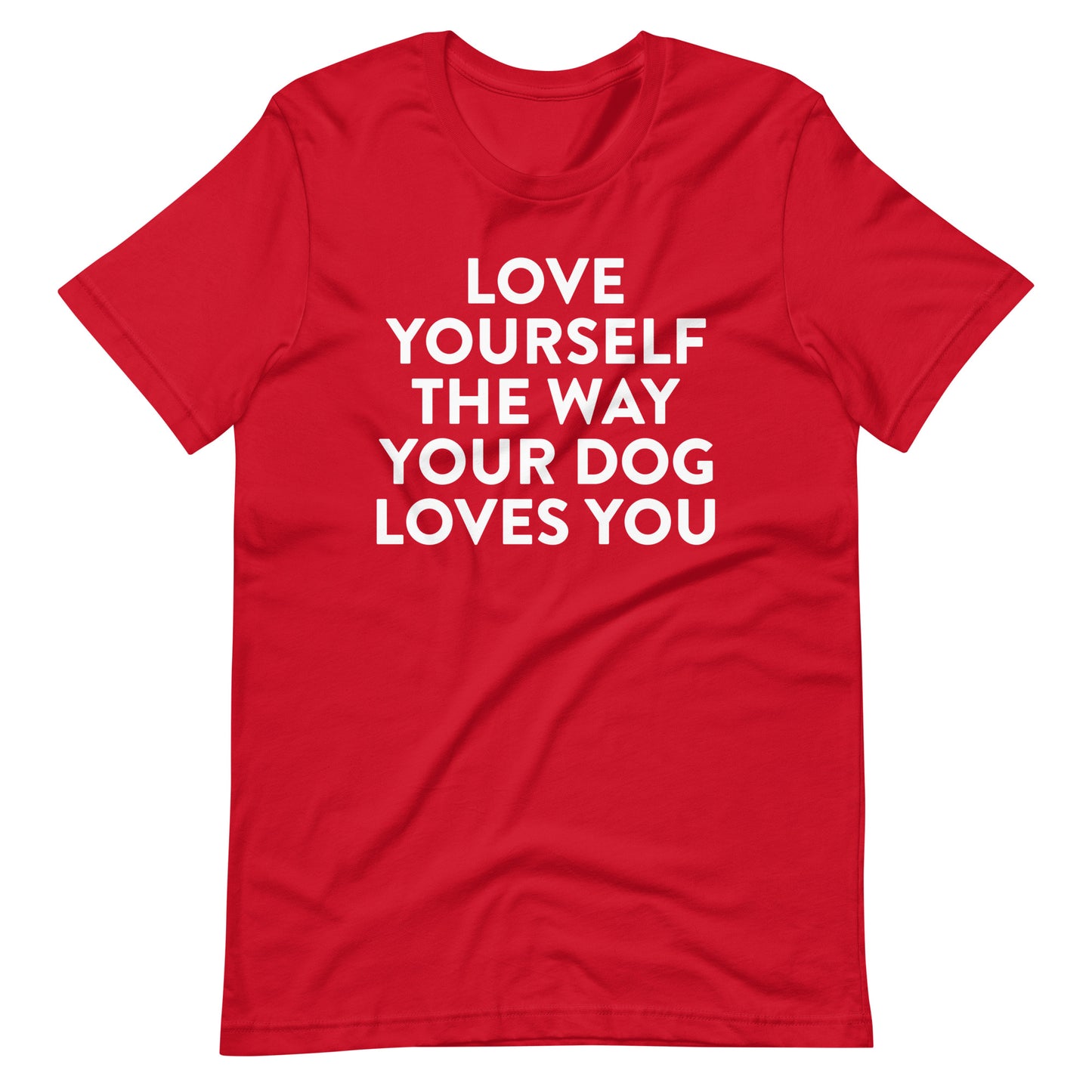 Love Yourself the Way Your Dog Loves You T-Shirt