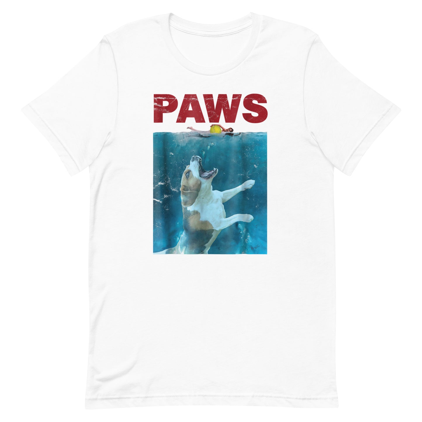 Paws Jaws Chaos for Throw Ball Funny T-Shirt