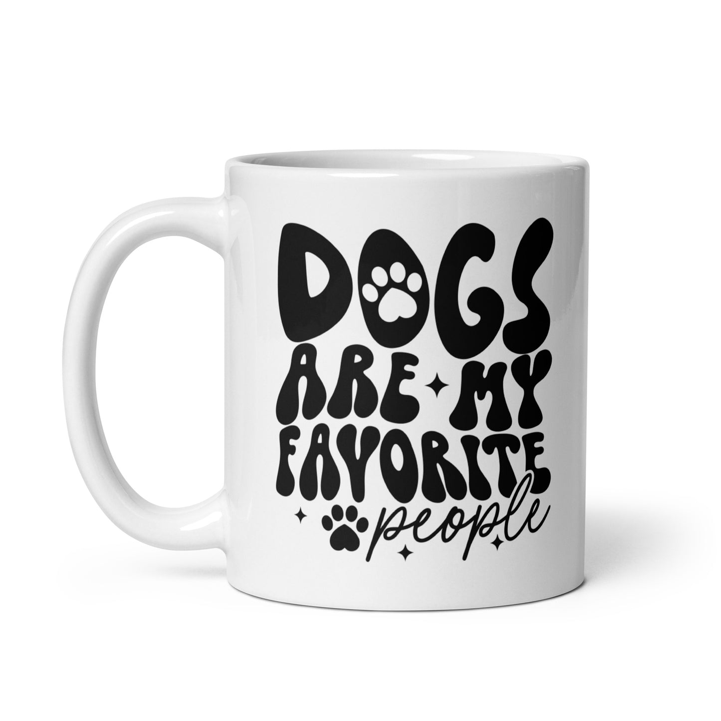 Dogs Are My Favorite People Ceramic Mug