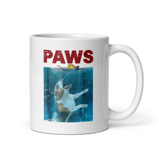 Paws Jaws Chaos for Throw Ball - 11oz Coffee Mug for Dog Lovers