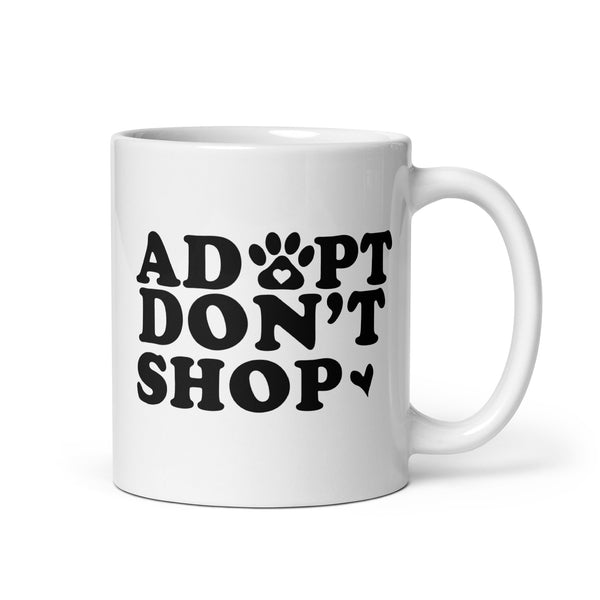 Adopt Don't Shop Coffee Mug for Rescue Lovers