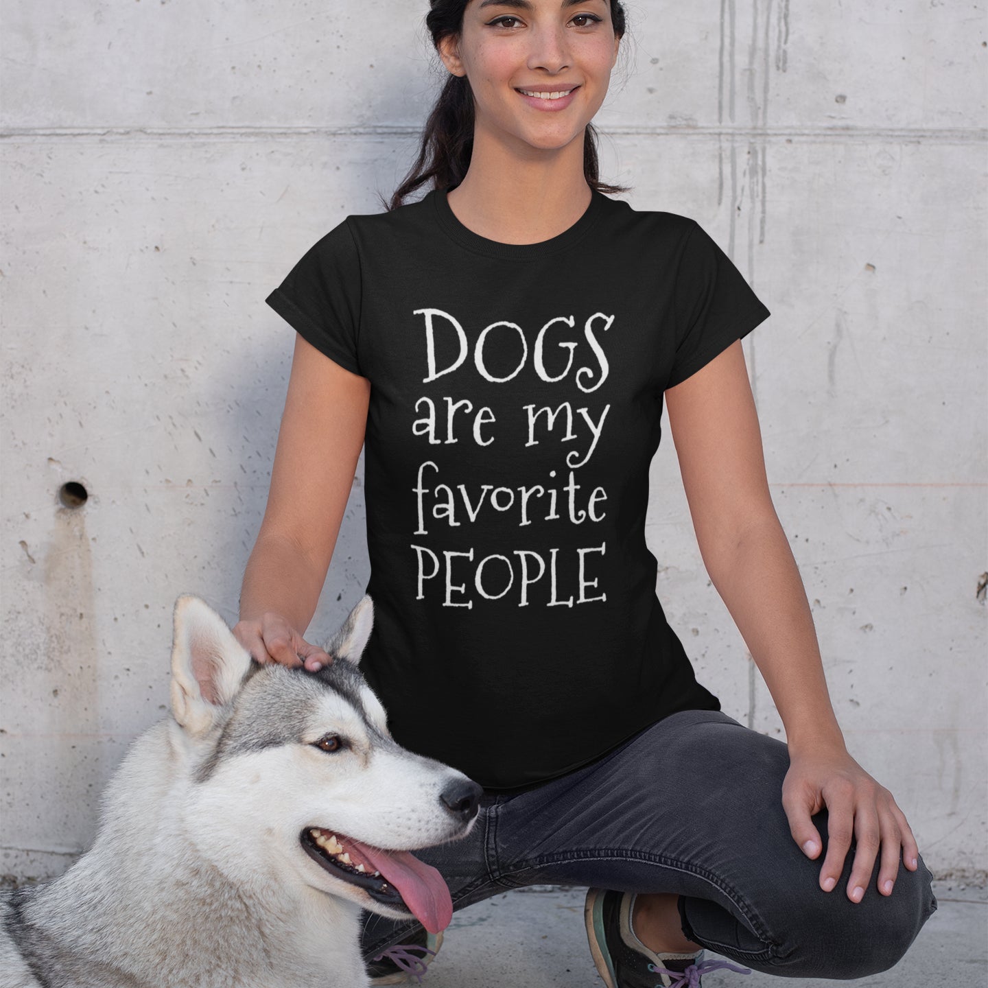 dogs are my favorite people t shirt